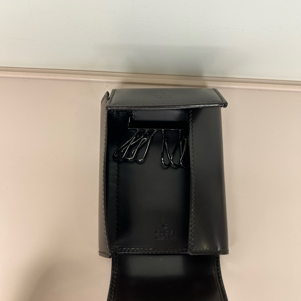 Gucci Dark Brown Leather Card Holder - Picture 5 of 6